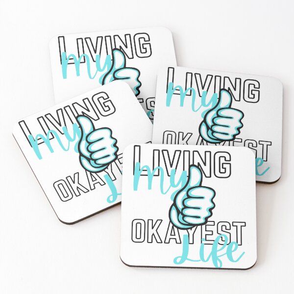 Item preview, Living My Okayest Life designed and sold by Amon Ferg.