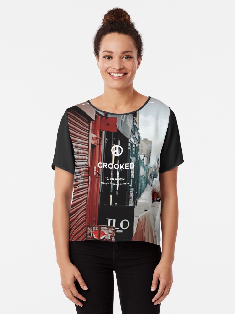 redbubble chiffon top