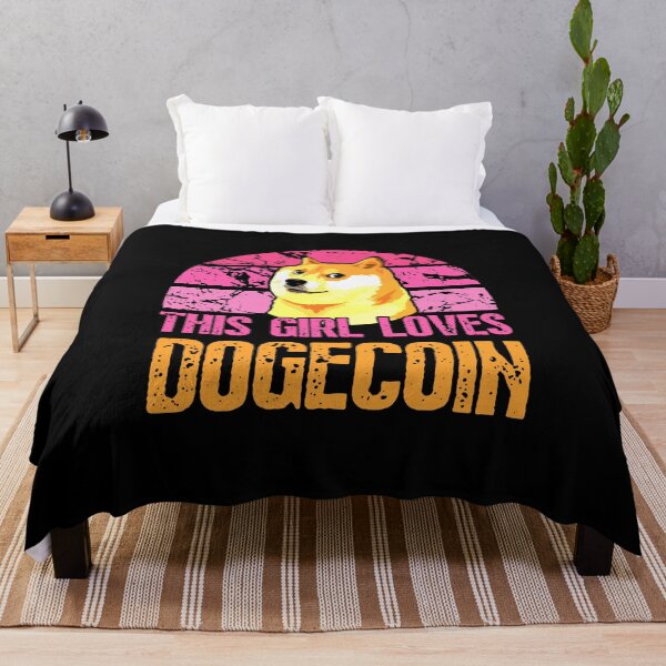 Item preview, This Girl Loves Dogecoin designed and sold by ReichBourne.