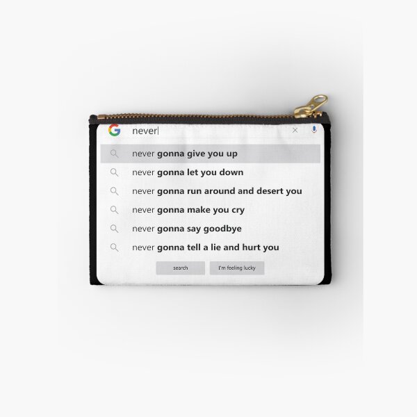 Item preview, Never Gonna Give You Up Rick Rolled By Google designed and sold by artColourized.