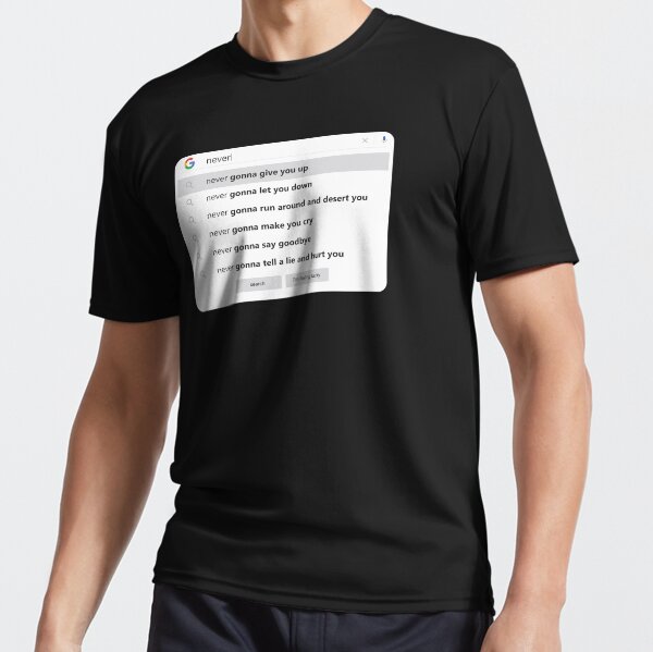 Item preview, Never Gonna Give You Up Rick Rolled By Google designed and sold by artColourized.