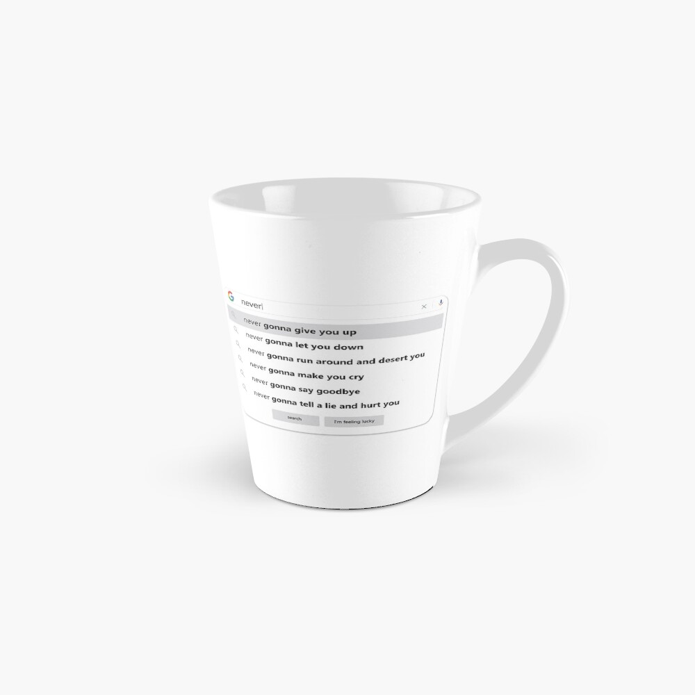 Rick Rolled Mug, Rickroll, Rick, Astley, Rickrolled, Never, Gonna, Give, You,  Up, Let, Ned, Memes, Dank : : Home & Kitchen