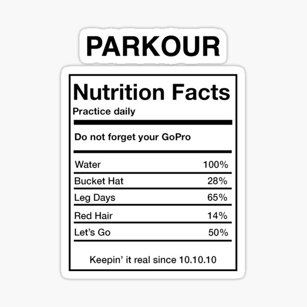 Item preview, STORROR PARKOUR NUTRITION  designed and sold by Misguided Faith.