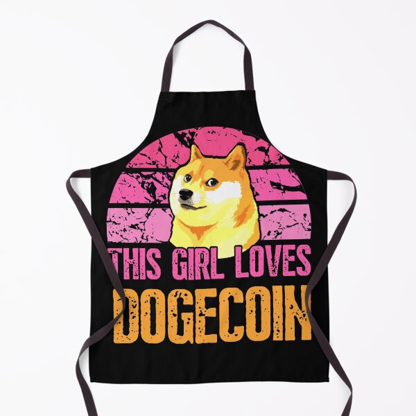 Item preview, This Girl Loves Dogecoin designed and sold by ReichBourne.
