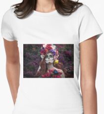 Flowers for the Dead Women's Fitted T-Shirt