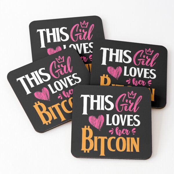 Item preview, This Girl Loves Her Bitcoin designed and sold by ReichBourne.