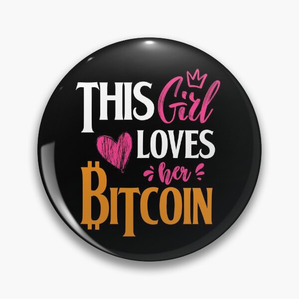 Item preview, This Girl Loves Her Bitcoin designed and sold by ReichBourne.