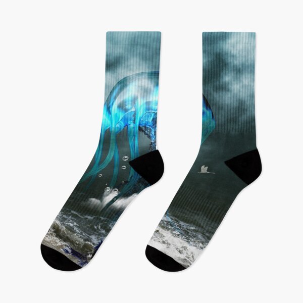 Item preview, Awesome jellyfish and bautiful mermaid designed and sold by nicky2342.
