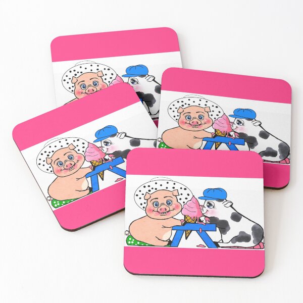 Item preview, Pigs love ice cream  designed and sold by Shirley cute art .