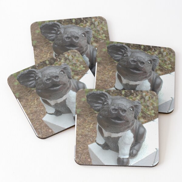 Item preview, Black and White Pig Statue  designed and sold by AliCatOriginals.