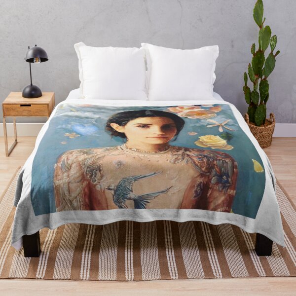 Emma Watson Kunstwerk Fleecedecke