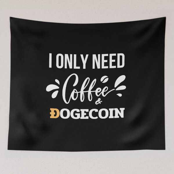 Item preview, coffee and dogecoin designed and sold by ReichBourne.