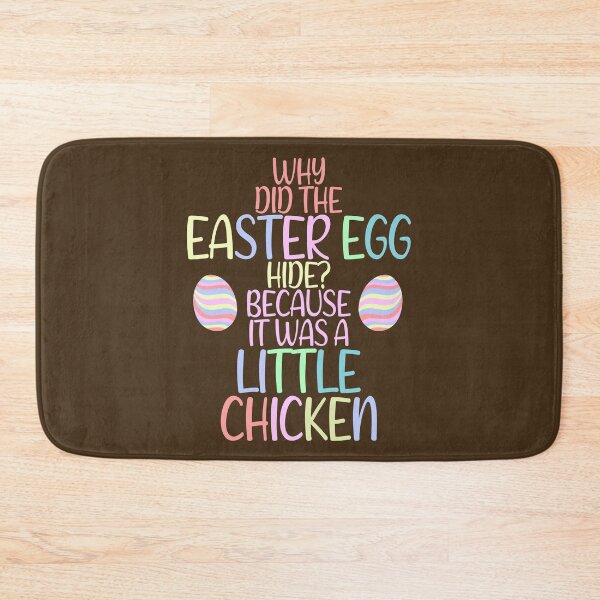 Item preview, Why did the Easter egg hide? Because it was a little chicken designed and sold by Sticker Up.