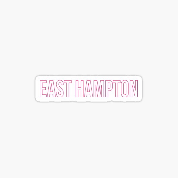 east hampton Sticker