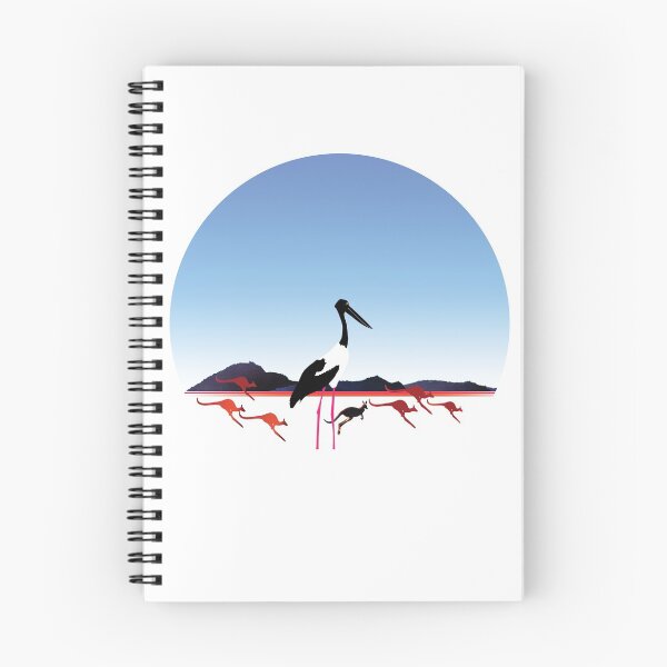 Item preview, Day 149 | 365 Day Creative Project  "Jabiru & Kangaroos" designed and sold by Robyn Williams.