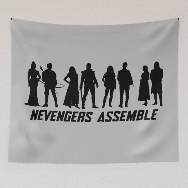 Item preview, Once Upon a Time Heroes Silhouette designed and sold by The_Girly_Nerd_Shop.