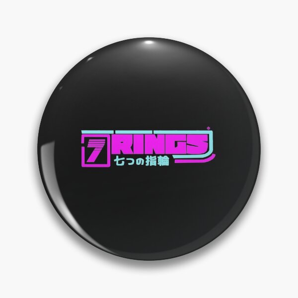 Item preview, A.ria.na g.Ran.de 7 Rings Pink Logo designed and sold by SimoneCassin.