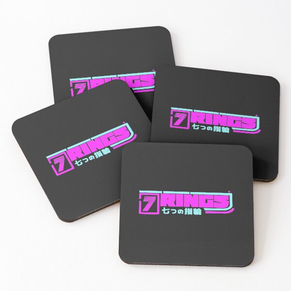 Item preview, A.ria.na g.Ran.de 7 Rings Pink Logo designed and sold by SimoneCassin.