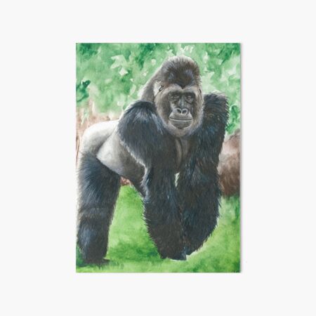 Gorilla Art Board Print