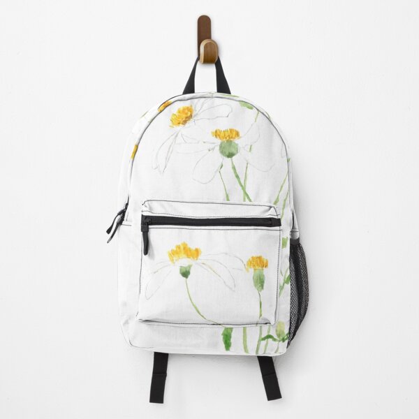 Item preview, hand painted white black jack flowers 2 designed and sold by ColorandColor.