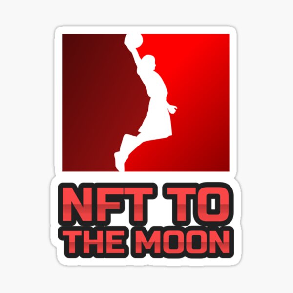 NFT to the moon Sticker