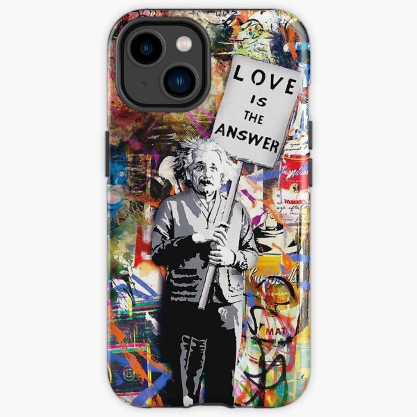Einstein Liebe ist die Antwort iPhone Robuste Hülle