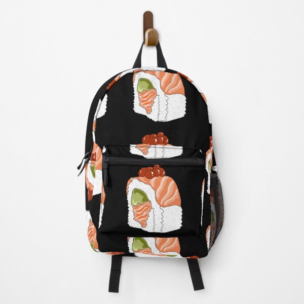 Item preview, Salmon-Avocado Sushi Roll Cartoon designed and sold by Grafititee.