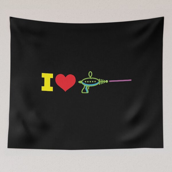 Item preview, Laser tag - I Love, I love, red heart designed and sold by Mohja-Design.