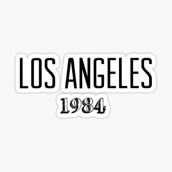 Los Angeles 1984 Sticker