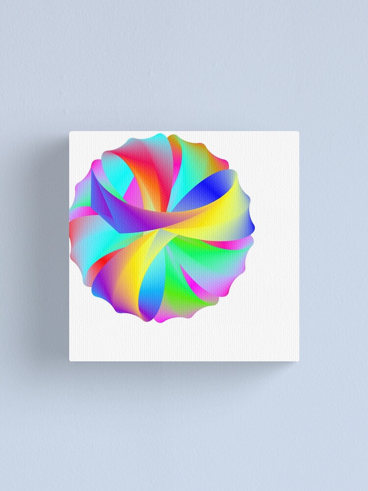 Alternate view of Rainbow Wedding Favors Canvas Print