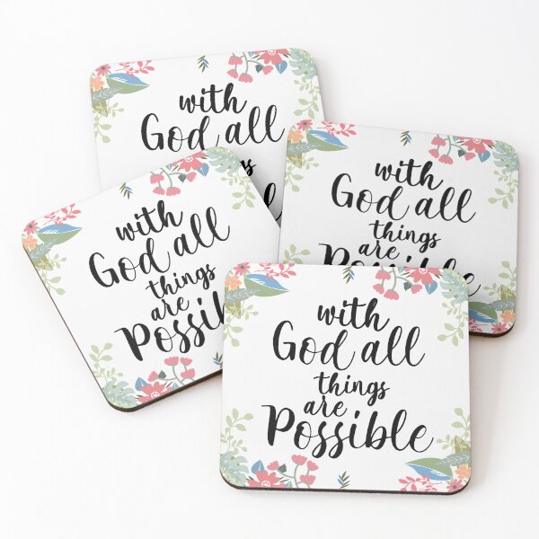 Item preview, With God all things are possible designed and sold by della95.