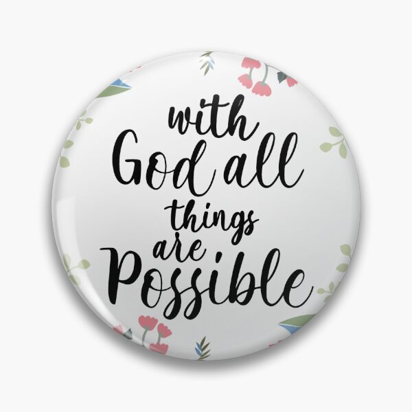 Item preview, With God all things are possible designed and sold by della95.
