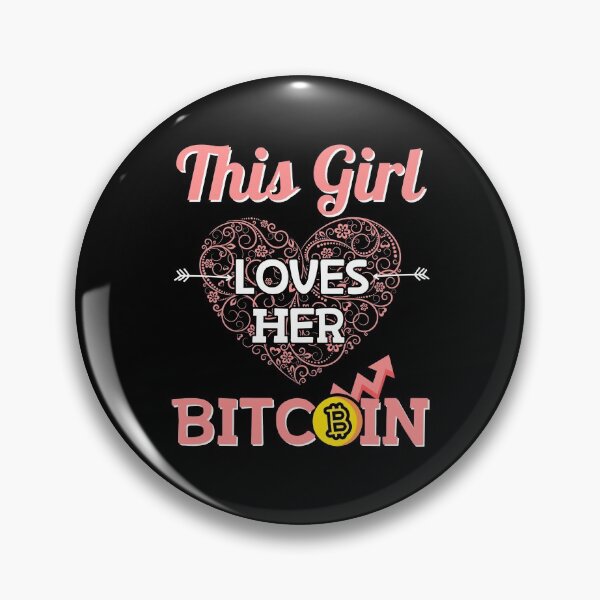 Item preview, This Girl Loves Her Bitcoin designed and sold by ReichBourne.