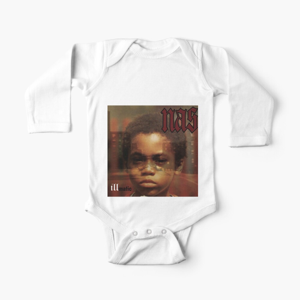 Nas Illmatic Album Cover Art Baby One Piece By Denyketnight Redbubble