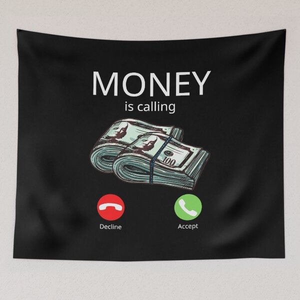 Item preview, Money Is Calling Cash Funny Business Hustler designed and sold by ohmier.