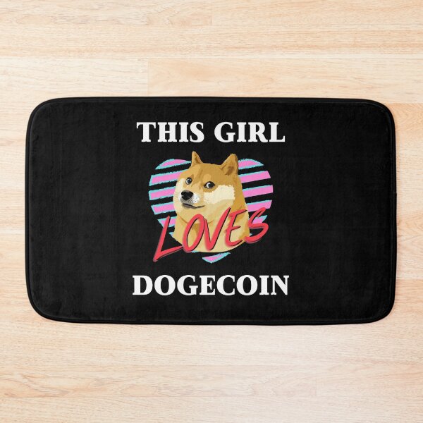 Item preview, This Girl Loves Dogecoin designed and sold by ReichBourne.