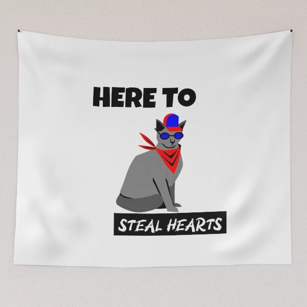 Item preview, Hip cat here to steal hearts designed and sold by max-art-lvl.