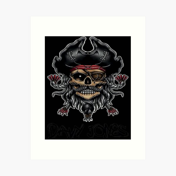 Davy Jones Pirate Skull