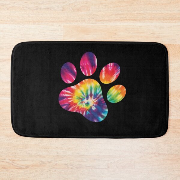 Item preview, Tie Dye Paw Print  designed and sold by Sleepygirl2010.
