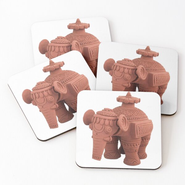Item preview, Terracotta elephant figurines as souvenirs in Jodhpur, Rajasthan- India. designed and sold by Gurunath Bhadekar.