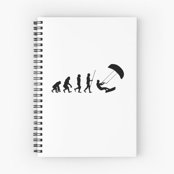 Item preview, Kitesurfing Human Evolution Funny Kitesurfer Joke designed and sold by Scratches Tees.