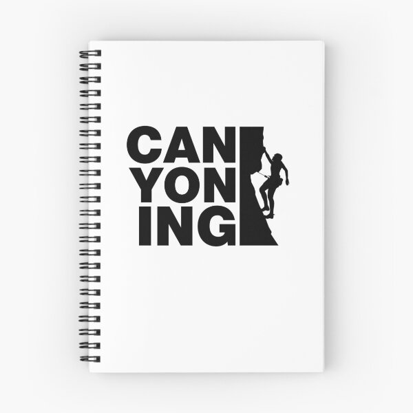 Item preview, Canyoning Lover Typography For Mount Climbers designed and sold by Scratches Tees.