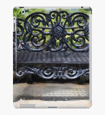 Ornate antique bench belle isle iPad Case/Skin