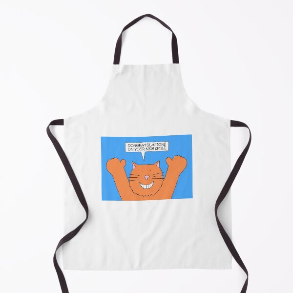Item preview, Congratulations on New Teeth Dental Work Cartoon Cat designed and sold by KateTaylor.