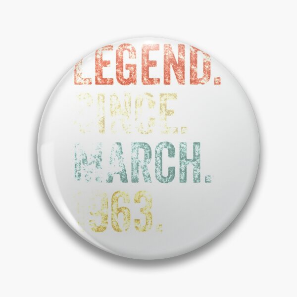 Item preview, Legend Since March 1963 Birthday Vintage 58 Year Old designed and sold by laonieam8aman5.