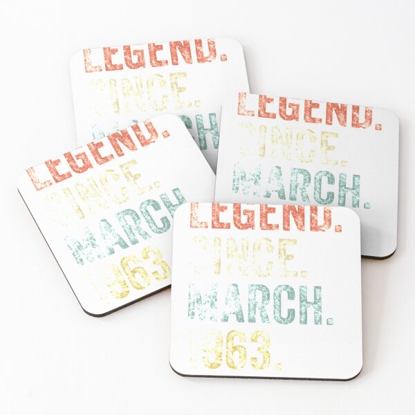 Item preview, Legend Since March 1963 Birthday Vintage 58 Year Old designed and sold by laonieam8aman5.