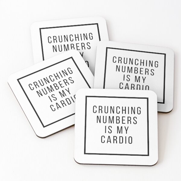 Item preview, Crunching Numbers Is My Cardio designed and sold by Mo_Money_.