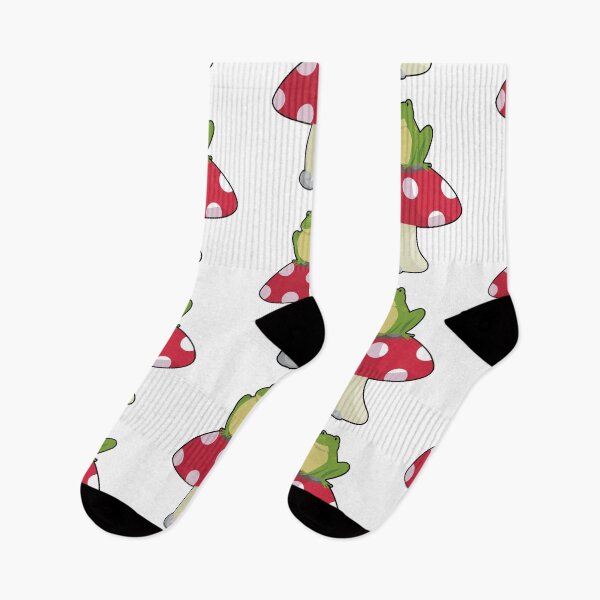 Item preview, Frog On A Mushroom Cute Kawaii Animal designed and sold by Scratches Tees.