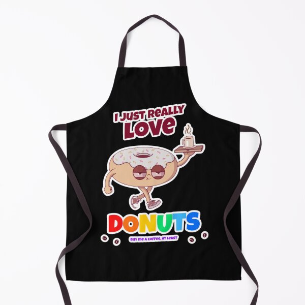 Item preview, I Just Really Love Donuts, Buy Me A Coffee At Least - Funny Gift For Coffee Lovers designed and sold by funpix-shop.