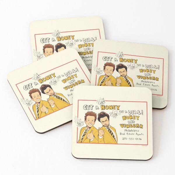 Item preview, honey and vinegar (it's always sunny in philadelphia) designed and sold by dinororo.